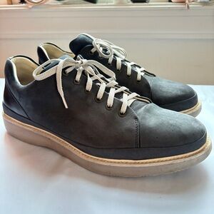 Samuel Hubbard Fast Navy Nubuck Leather Sneaker Casual Shoe Lace-up Vibram 11.5